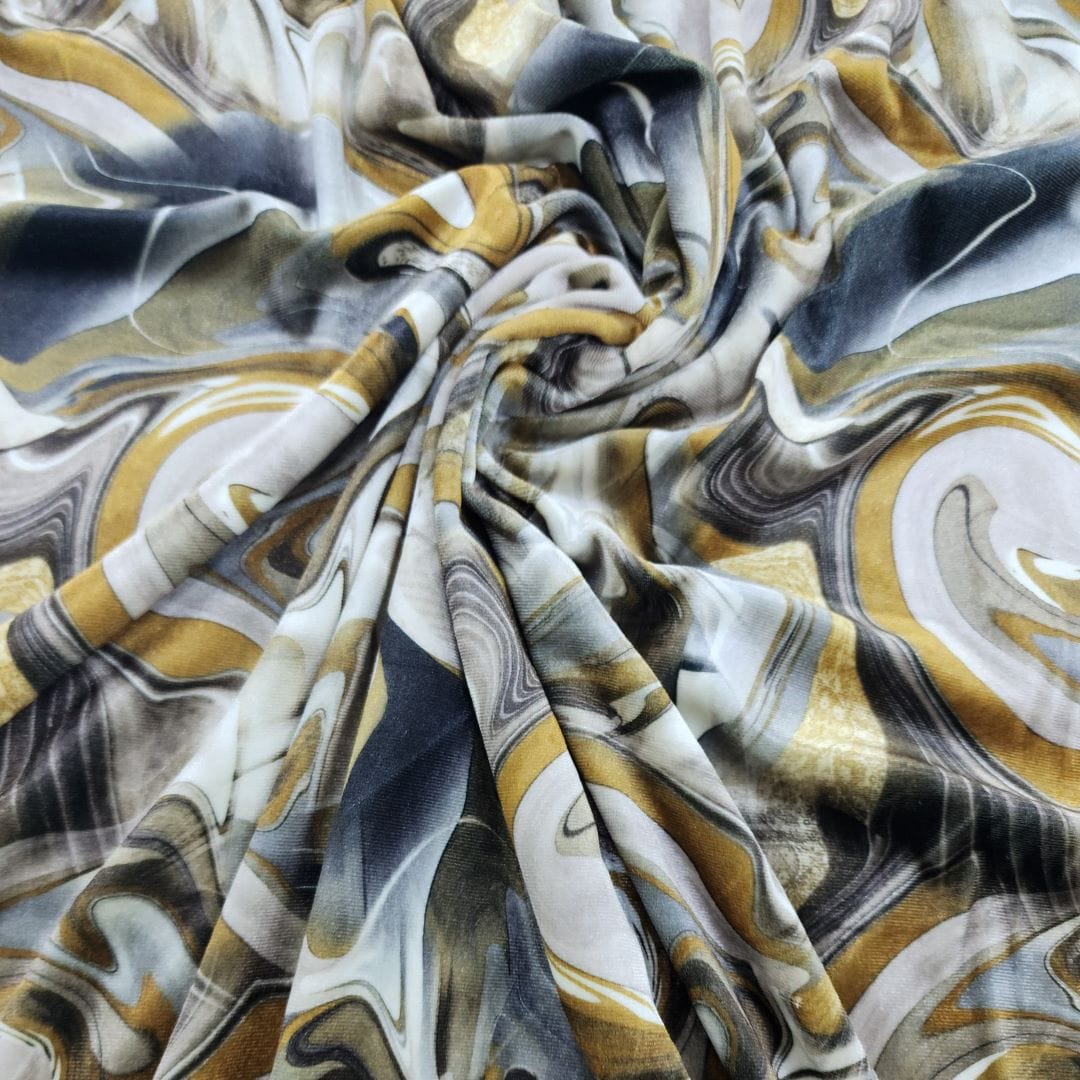 MHC World Printed Velvet Fabric 150cm (7286785179737)