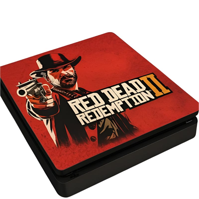 MHC World Red Dead Redemption II PS4 Slim Wrap – Custom Console Decal Red Dead Redemption II PS4 Slim Wrap – Custom Console Decal