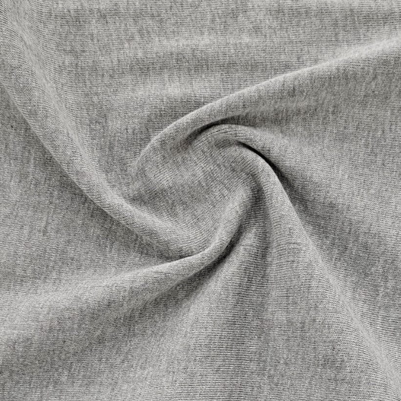 MHC WORLD RIBBING Melange Grey Ribbing trimming 28cm