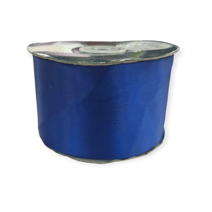 MHC WORLD Ribbon Collection Navy Satin Ribbon 60mm