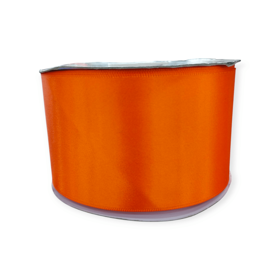 MHC WORLD Ribbon Collection Pumpkin Satin Ribbon 60mm