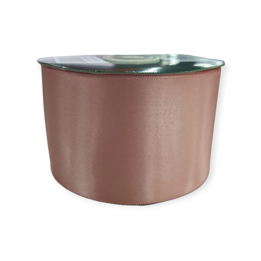 MHC WORLD Ribbon Collection Rose Gold Satin Ribbon 60mm