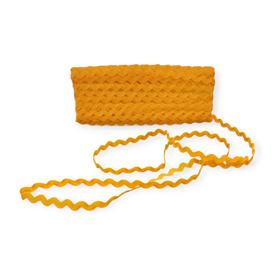 MHC WORLD Ric-Rac Trim Mustard Ric Rac 5mm