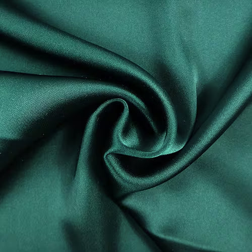 MHC WORLD SATIN Bottle Green Serena Satin Fabric 150cm