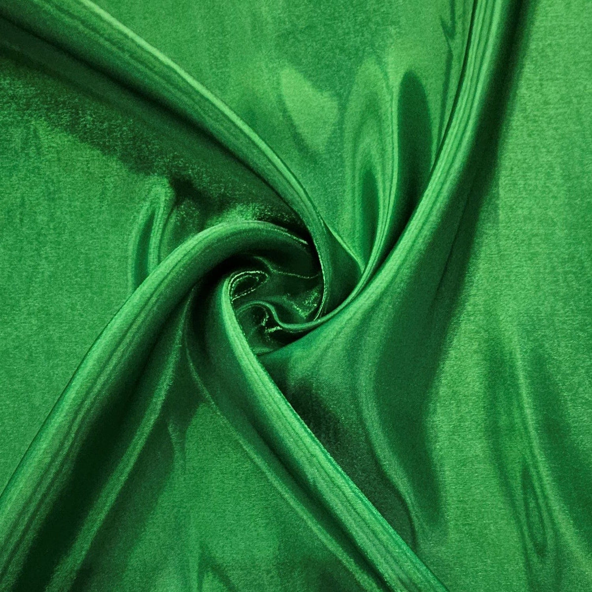 MHC WORLD Satin Emerald Green Glass Makado Satin 150cm