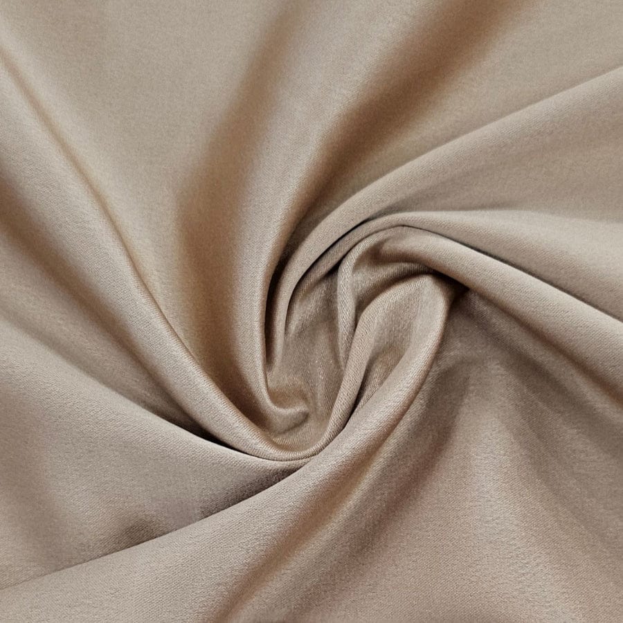 MHC WORLD Satin Espresso Milano Satin Fabric 150cm