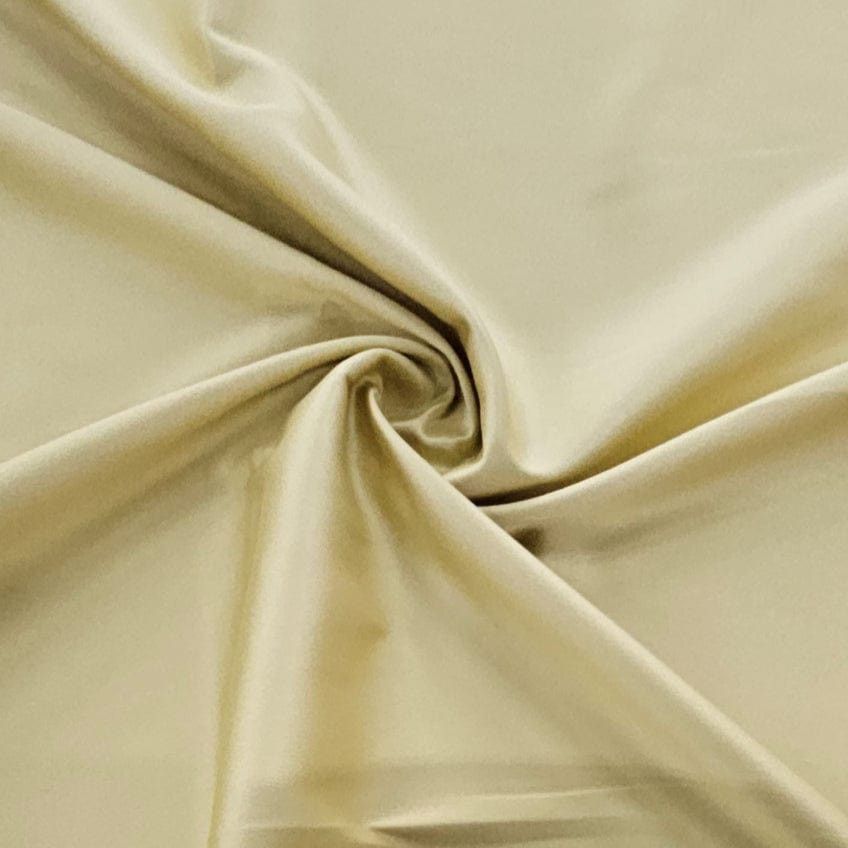 MHC WORLD Satin LT Gold Milano Satin Fabric 150cm