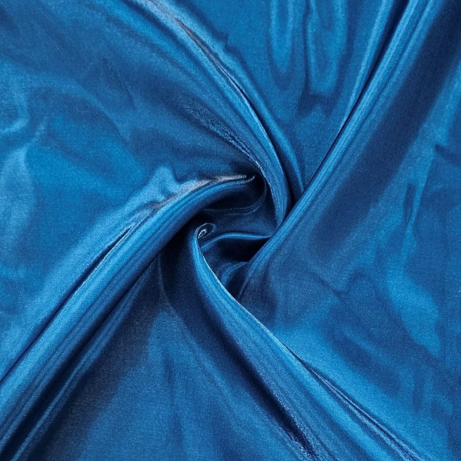 MHC WORLD Satin Moroccan Blue Glass Makado Satin 150cm