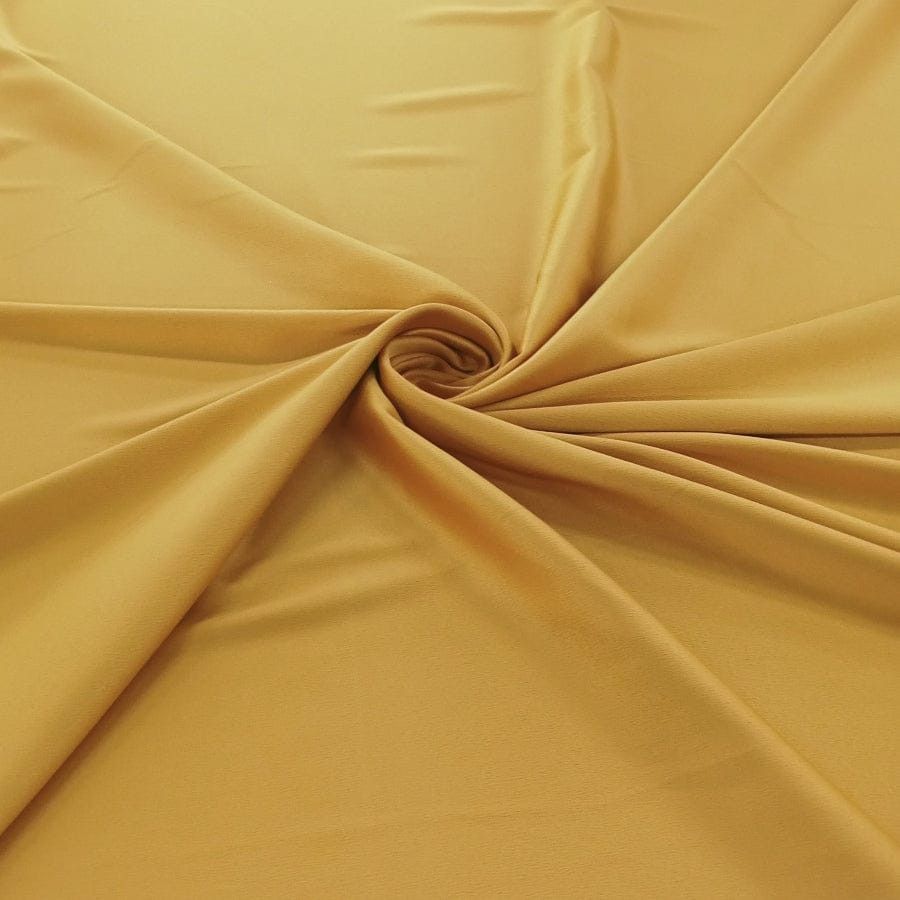 MHC WORLD Satin Mustard Milano Satin Fabric 150cm