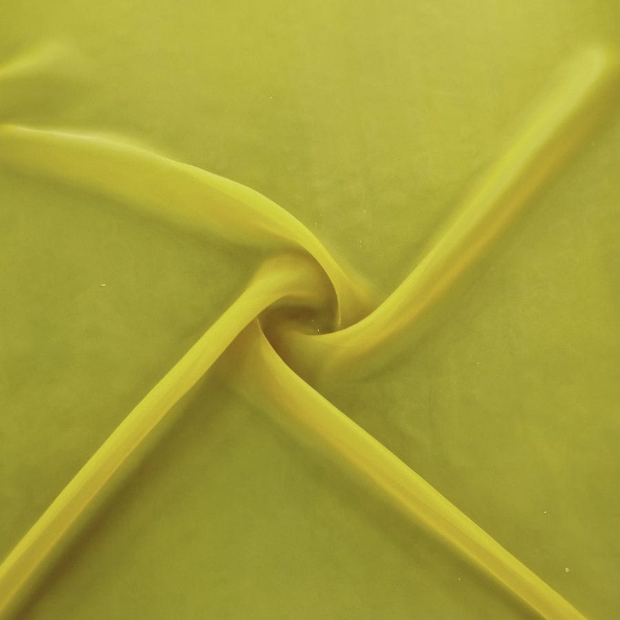 MHC WORLD Satin Old Gold Satin Organdy Fabric 145cm