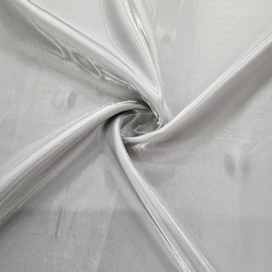 MHC WORLD Satin Silver Glass Makado Satin 150cm