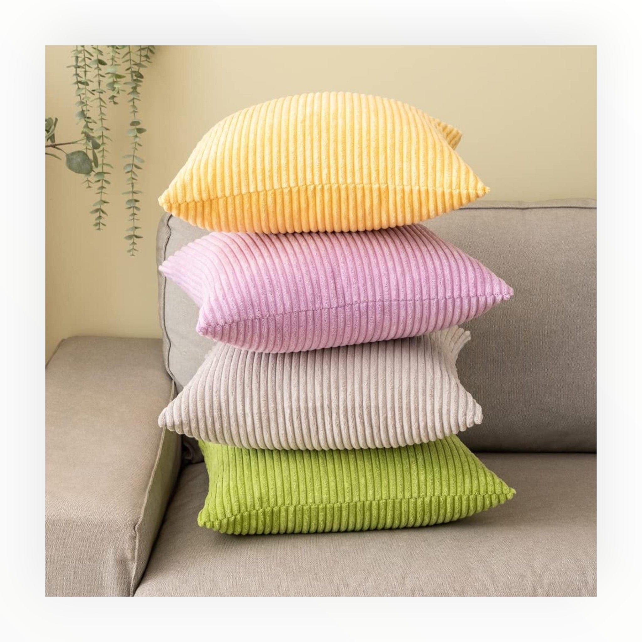 MHC World scatter cushion Assorted Scatter Cushions Corduroy 40x40 cm