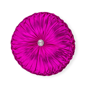 MHC World scatter cushion Diamante Scatter Cushion 40cm Round Cerise Pink MC-067 (7313899782233)