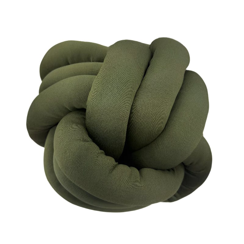 MHC WORLD Scatter Cushion Knots Round Cushion Green