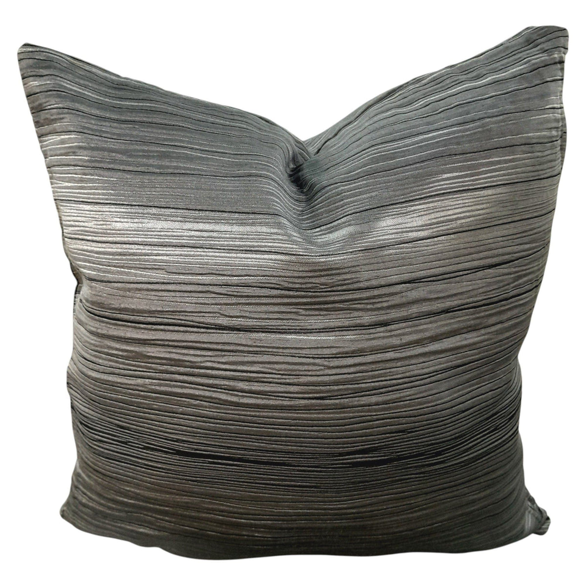 MHC World Scatter Cushion Silver Assorted Scatter Cushions Small Stripes 50x50 cm