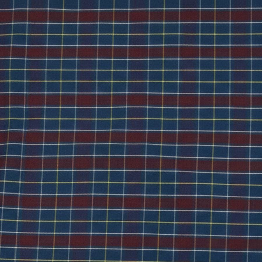 MHC WORLD School Check 150cm Maroom/Navy School Check 150cm