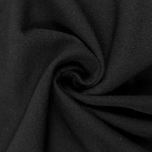 MHC WORLD SCUBA CREPE Black Crepeon P/D Fabric 150cm