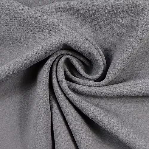 MHC WORLD SCUBA CREPE Quick Silver Crepeon P/D Fabric 150cm