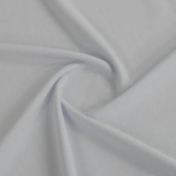 MHC WORLD Scuba White Scuba Crepe Fabric 150cm