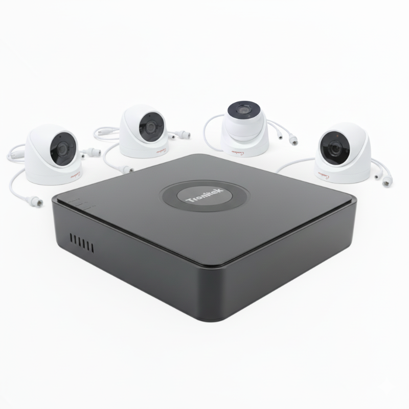 MHC World Security Camera 4-Channel Full HD DVR System with TRO4CH Cameras KIT