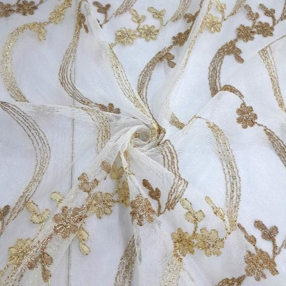 MHC World SHEER VOILE Bronze Brode Voile Collection 280 cm (7783859224665)