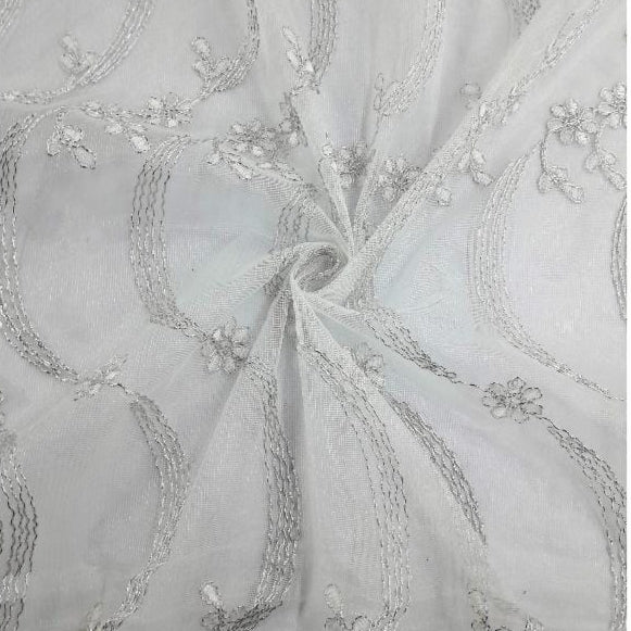 MHC World SHEER VOILE White Brode Voile Collection 280 cm (7783859224665)
