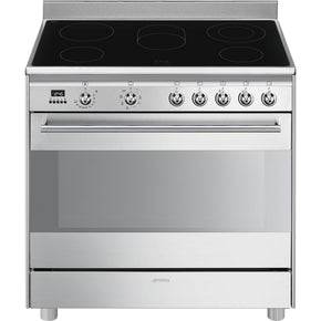MHC World Smeg 90cm Stainless Steel Electric Cooker SCD91CMX9 (7427926065241)