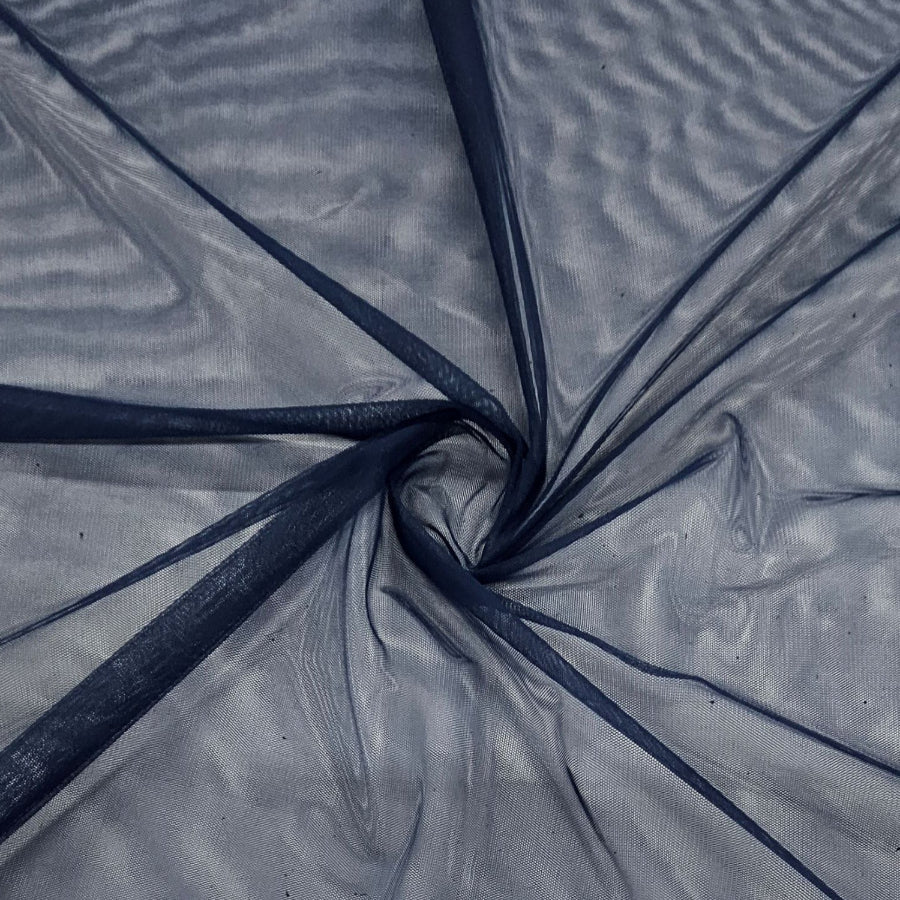MHC WORLD SOFT TULLE Navy Soft Tulle Fabric 150cm