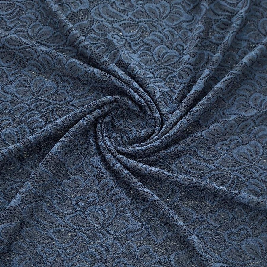 MHC WORLD Stretch Lace Navy Stretch Lace