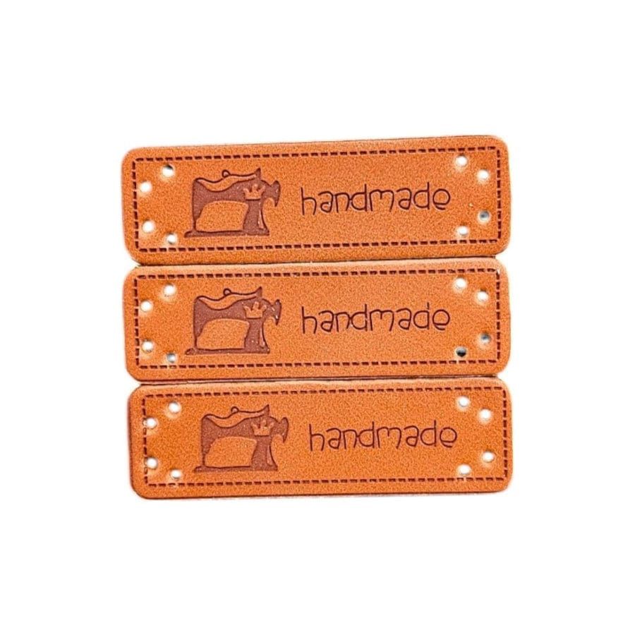 MHC WORLD Tag Labels Sewing Machine 2pc Leather Tag