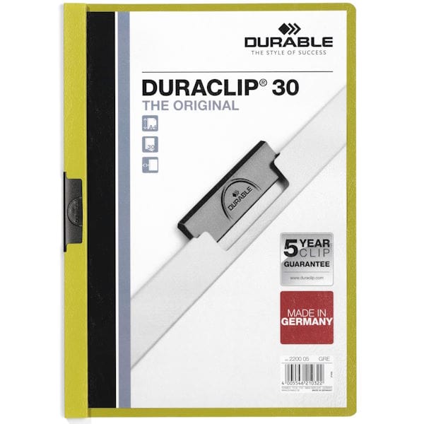 MHC World Tech & Office Duraclip 30 The Original Durable green (7315019759705)
