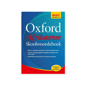 MHC World Tech & Office Oxford Afrikaans Skoolwoordeboek Nuut Graad 4-9 (7479032086617)