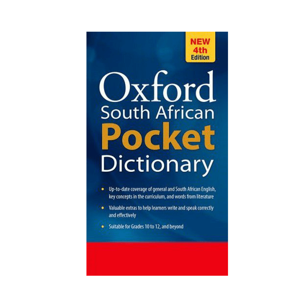 MHC World Tech & Office Oxford South African Pocket Dictionary