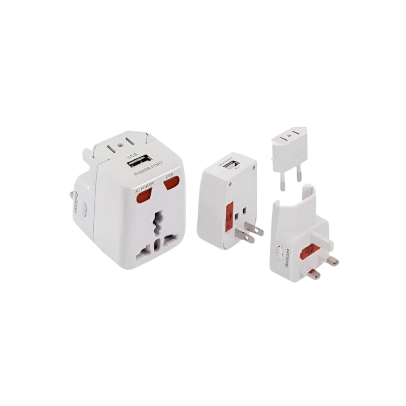 MHC World TRAVEL ADAPTER Travel Adapter With USB  charger -03