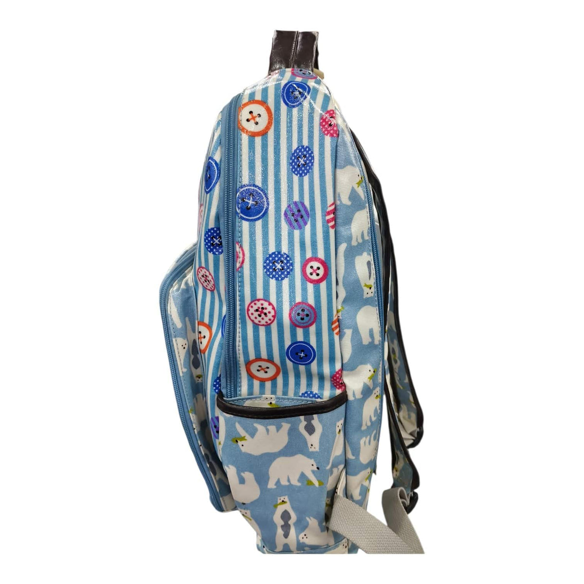 Cotton Road Light Blue Multi-Pattern Baby Nappy Bag