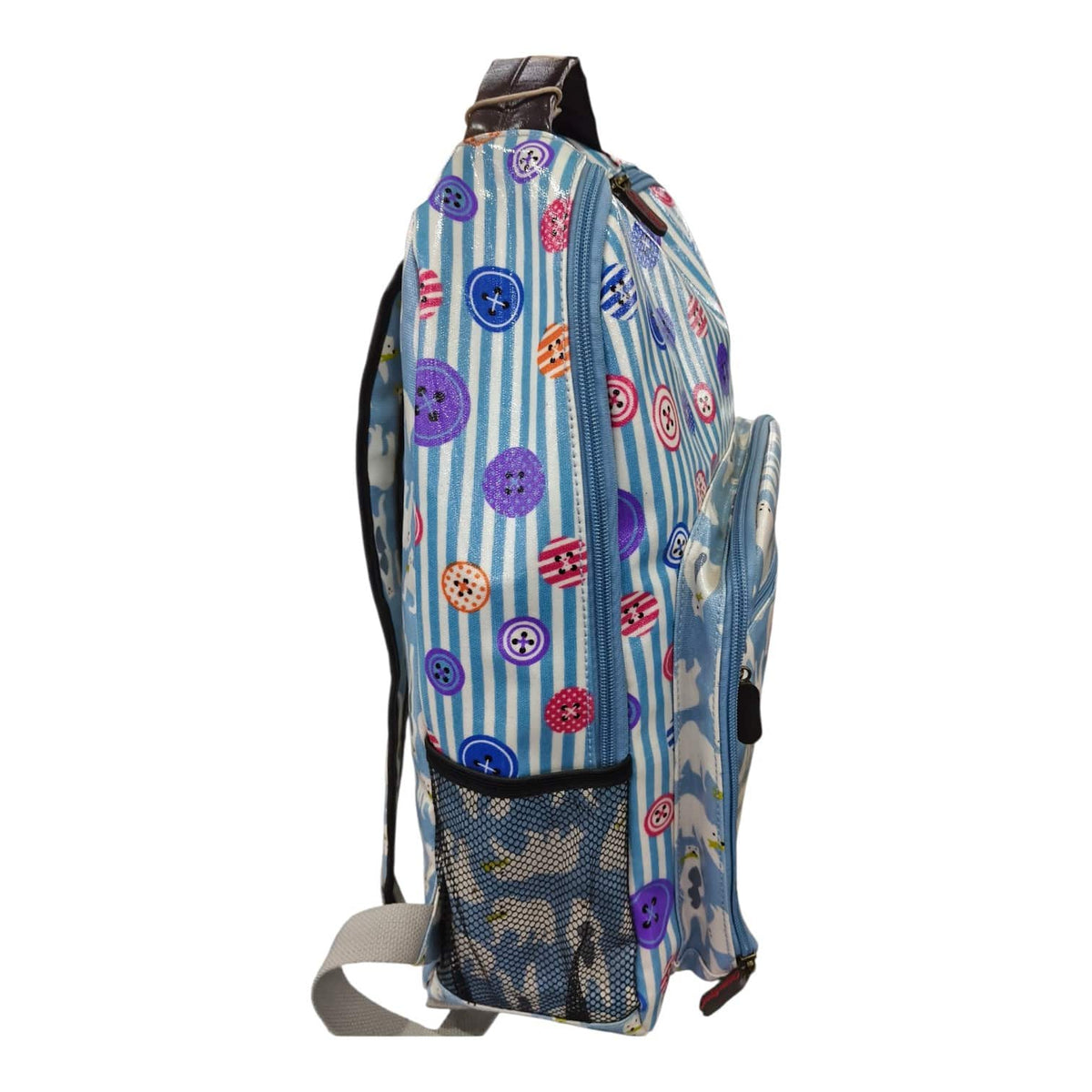 Cotton Road Light Blue Multi-Pattern Baby Nappy Bag