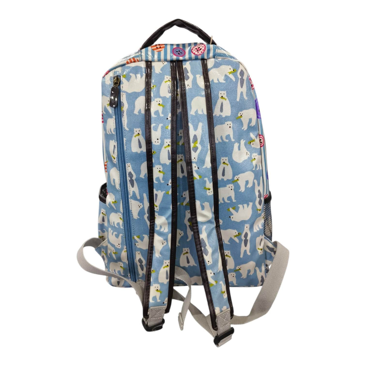 Cotton Road Light Blue Multi-Pattern Baby Nappy Bag