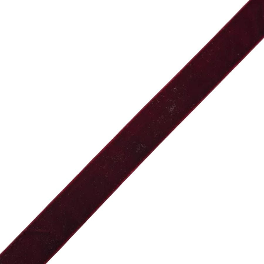 MHC WORLD Trimming Velvet 25mm Trimming Velvet Maroon 25mm