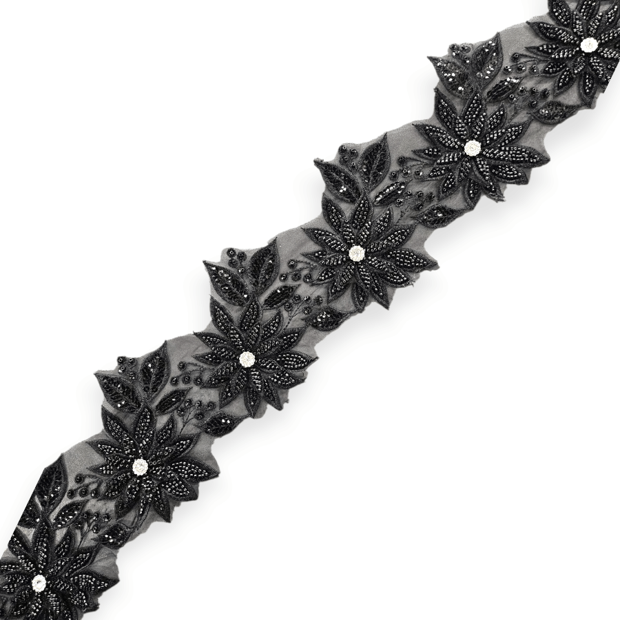 MHC WORLD Trimmings Black Trimming BL-15