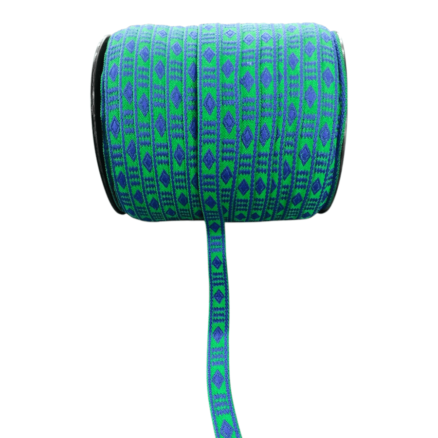 MHC WORLD Trimmings DSN13 Emerald/Royal Pondo Tape