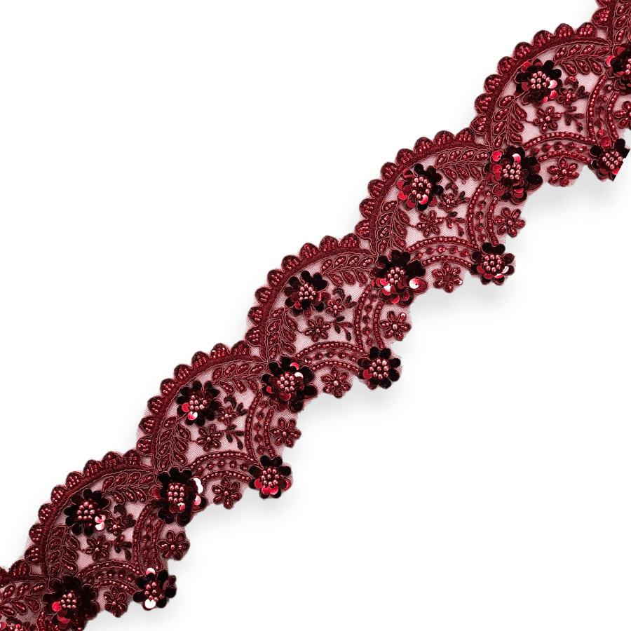 MHC WORLD Trimmings Maroon Trimming BL-12