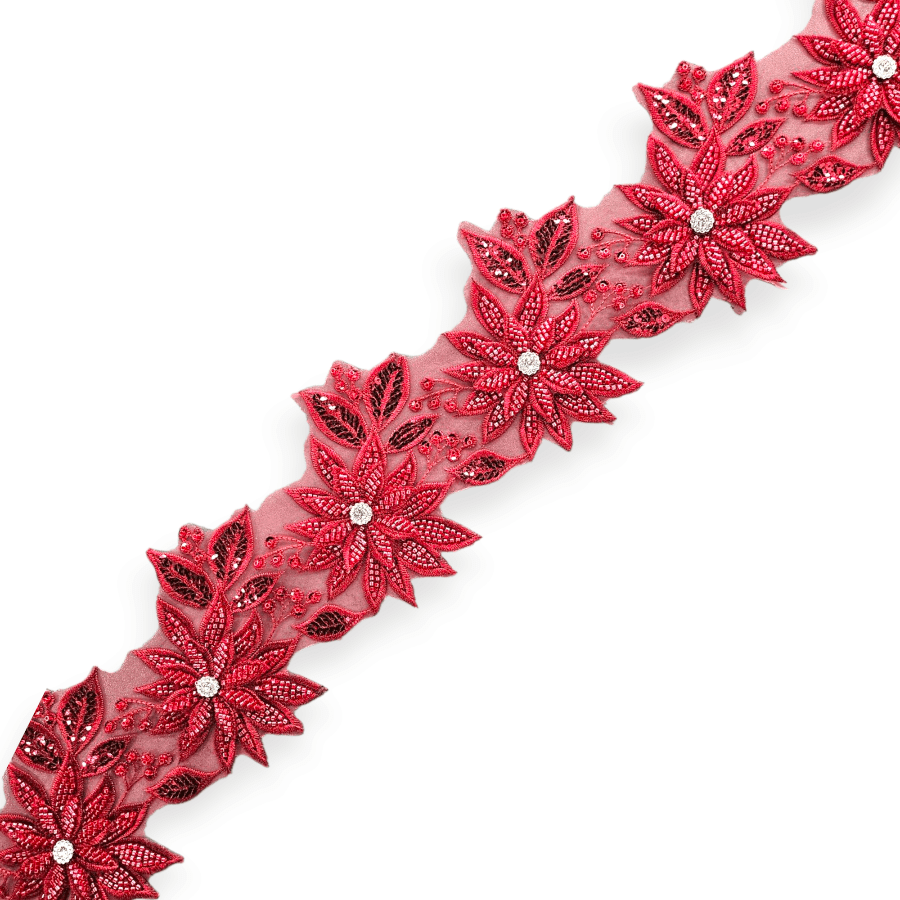 MHC WORLD Trimmings Maroon Trimming BL-15