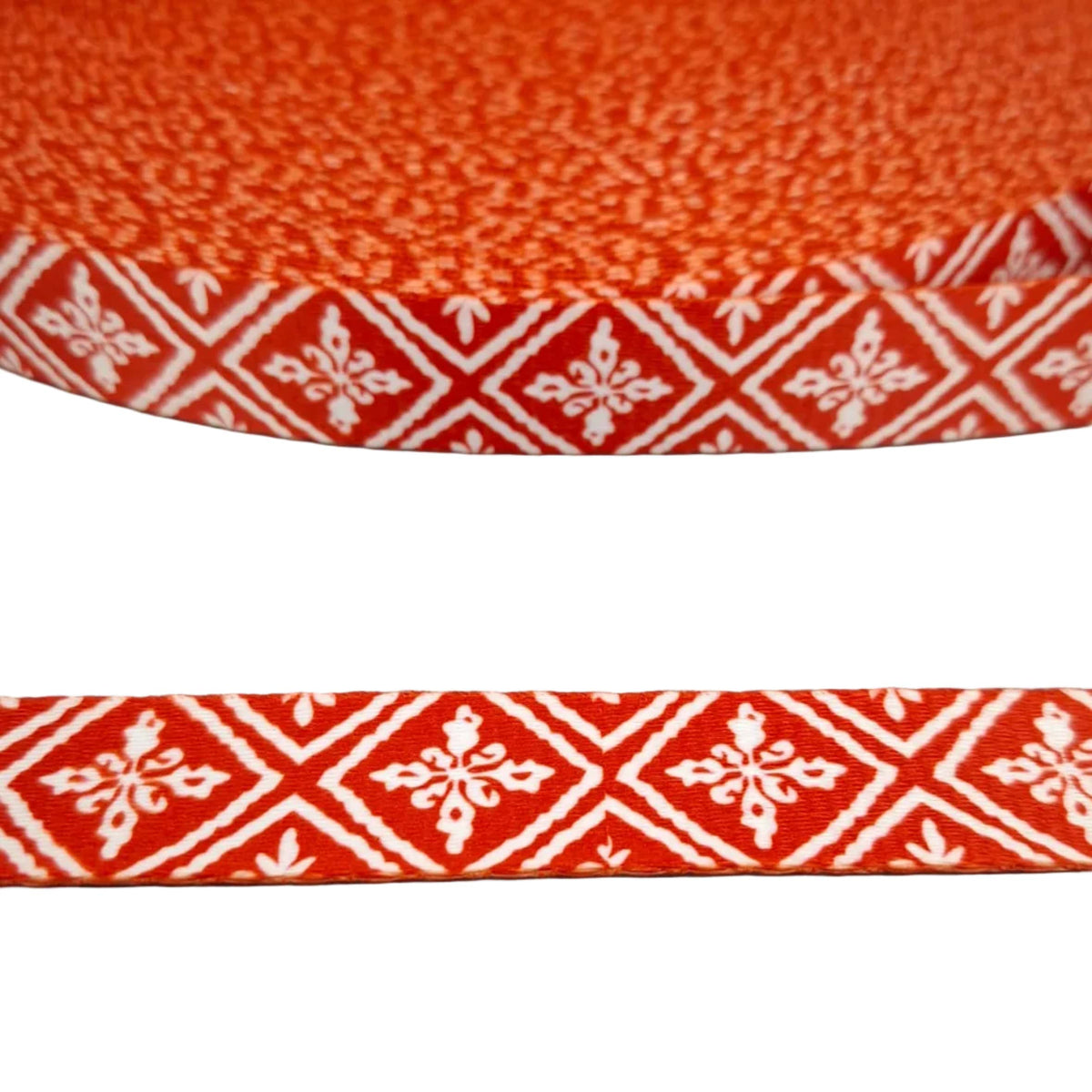 MHC World Trimmings Red Printed Traditional Trimmings