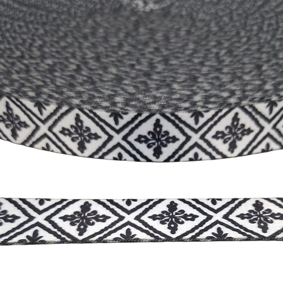 MHC World Trimmings White Printed Traditional Trimmings
