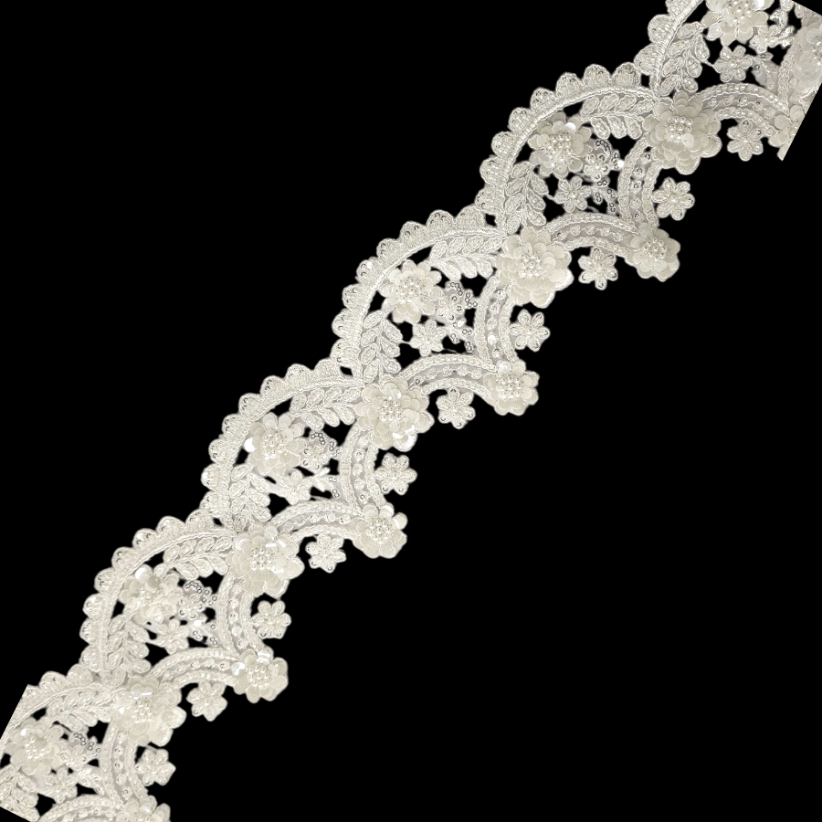 MHC WORLD Trimmings White Trimming BL-12