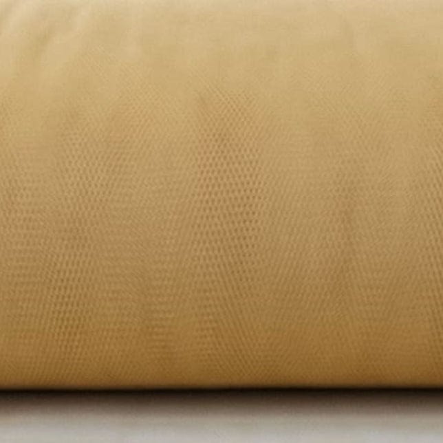 MHC WORLD TULLE Gold Hard Tulle Net Fabric 150cm