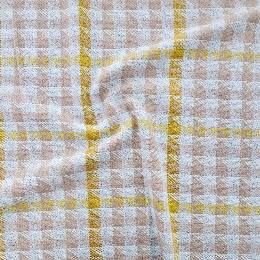 MHC WORLD Tweed Fabric Beige Tweed Fabric 150cm