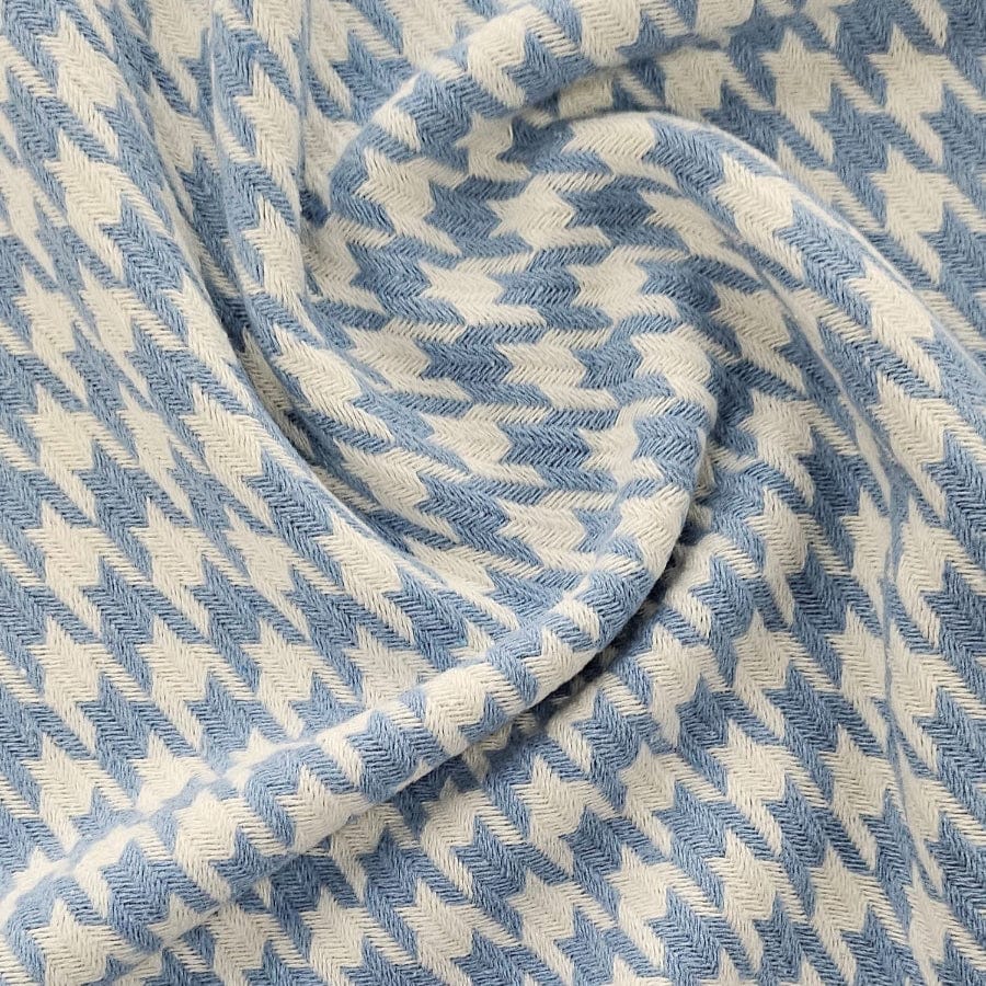 MHC WORLD Tweed Fabric Blue Tweed Fabric 150cm