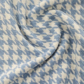 MHC WORLD Tweed Fabric Blue Tweed Fabric 150cm