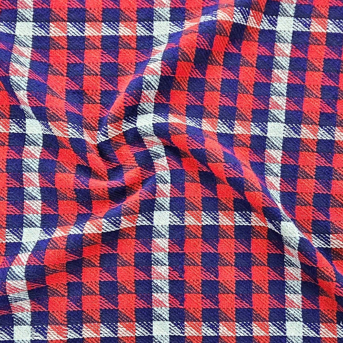 MHC WORLD Tweed Fabric Navy Tweed Fabric 150cm